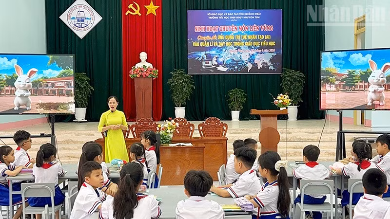 Bước chuyển mạnh mẽ của lớp học truyền thống khi ứng dụng trí tuệ nhân tạo
