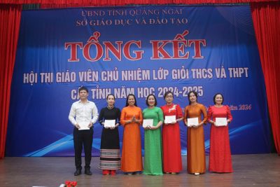 Tổng kết hội thi giáo viên chủ nhiệm lớp giỏi dành cho Giáo viên Trung học cơ sở và Trung học phổ thông cấp tỉnh năm học 2024-2025