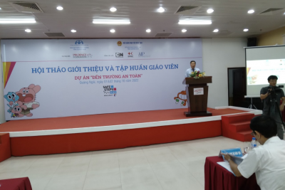 Hội thảo giới thiệu và tập huấn giáo viên Dự án “Đến trường an toàn” năm học 2022 – 2023