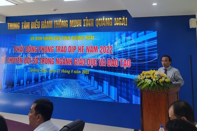 Phát động phong trào dịp hè năm 2022 về chuyển đổi số trong ngành giáo dục và đào tạo