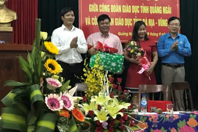 Công đoàn Giáo dục tỉnh Bà Rịa – Vũng Tàu trao đổi kinh nghiệm tại Quảng Ngãi