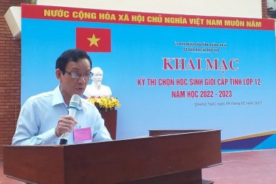 Tổ chức Kỳ thi chọn học sinh giỏi cấp tỉnh lớp 12 năm học 2022 – 2023