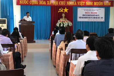 Hội nghị sơ kết học kỳ I, triển khai nhiệm vụ học kỳ II, năm học 2018 – 2019