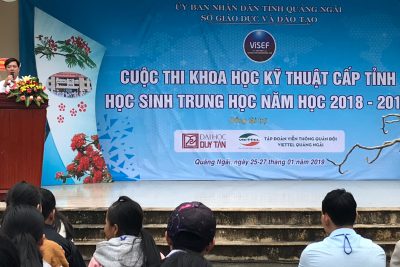 Quảng Ngãi: Tổ chức Cuộc thi Khoa học kỹ thuật cấp tỉnh dành cho học sinh trung học