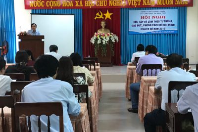 Hội nghị học tập và làm theo tư tưởng, đạo đức, phong cách Hồ Chí Minh năm 2019