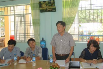Kiểm tra, thẩm định trường tiểu học đạt chuẩn quốc gia tại huyện Sơn Hà