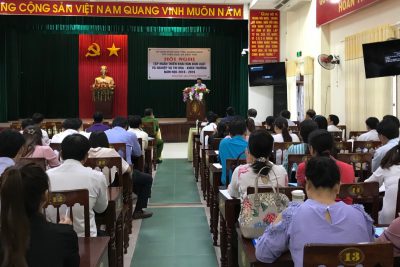 Hội nghị triển khai văn bản Luật và nghiệp vụ thi đua, khen thưởng năm học 2018 – 2019