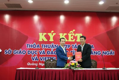 Hội thảo Nghiên cứu Khoa học kỹ thuật và Ký kết hợp tác giữa Sở Giáo dục và Đào tạo – Viettel Quảng Ngãi