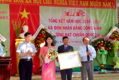 Trường THCS thị trấn Ba Tơ: Tổng kết năm học 2016 – 2017