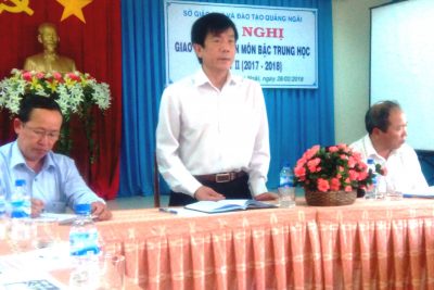 Tổ chức Hội nghị giao ban bậc trung học năm học 2017-2018