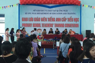 Quảng Ngãi tổ chức giao lưu giáo viên tiếng Anh tiểu học cấp tỉnh