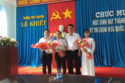 Niềm vui ngày cận Tết: Trường THPT chuyên Lê Khiết đạt 24 giải trong kì thi học sinh giỏi quốc gia năm 2019