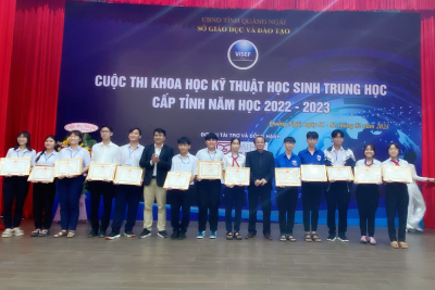 Tổng kết Cuộc thi Khoa học kĩ thuật học sinh trung học cấp tỉnh năm học 2022 -2023