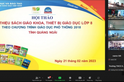 Hội thảo giới thiệu sách giáo khoa lớp 8, lớp 11