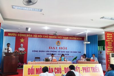 Đại hội Công đoàn Văn phòng Sở Giáo dục và Đào tạo, nhiệm kỳ 2023-2028