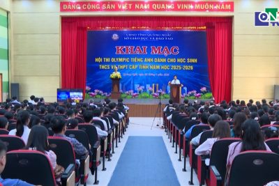 Khai mạc Hội thi Olympic tiếng Anh cấp tỉnh