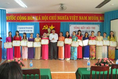 Tổng kết Hội thi Giáo viên dạy giỏi cấp tỉnh cấp học mầm non năm học 2013-2014