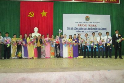 Hội thi “Cán bộ công đoàn cơ sở giỏi” năm học 2013-2014