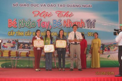 Tổng kết Hội thi Bé khéo tay, Bé nhanh trí cấp tỉnh Năm học 2013-2014