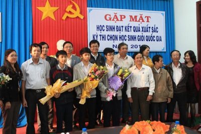 Gặp mặt 17 học sinh đạt giải trong kỳ thi chọn học sinh giỏi quốc gia 2015