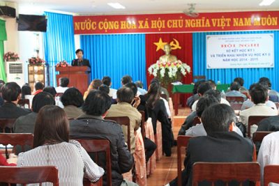 Sở Giáo dục và Đào tạo Sơ kết học kỳ 1, năm học 2014-2015