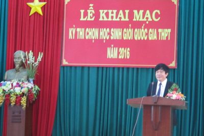 Khai mạc kỳ thi chọn Học sinh giỏi quốc gia THPT năm 2016