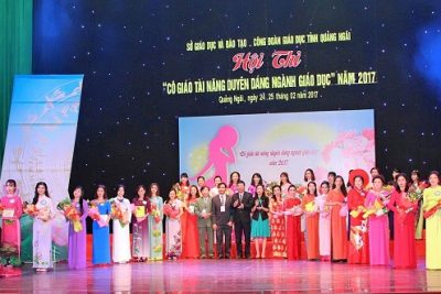 Ngành Giáo dục tỉnh Quảng Ngãi: Tổ chức Hội thi Cô giáo tài năng duyên dáng năm 2017