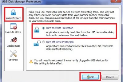 USB Disk Manager – quản lý truy cập, phòng chống virus USB