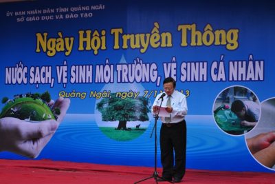 Ngày hội truyền thông Nước sạch, vệ sinh môi trường, vệ sinh cá nhân trong trường học