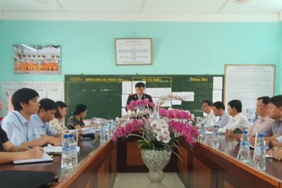 Công bố Quyết định Thanh tra tại Trường Trung học phổ thông Ba Tơ